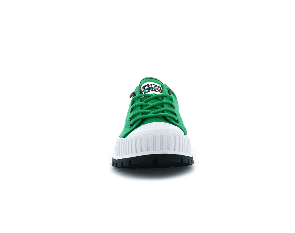 Zapatos Bajos Palladium PALLASHOCK LOW BY KENZO Hombre Verde | Costa Rica-36192